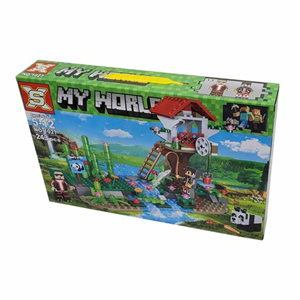 لگو ماینکرافت خانه درختی پاندا 243 قطعه مدل LEGO Minecraft 1027_اسباب بازی